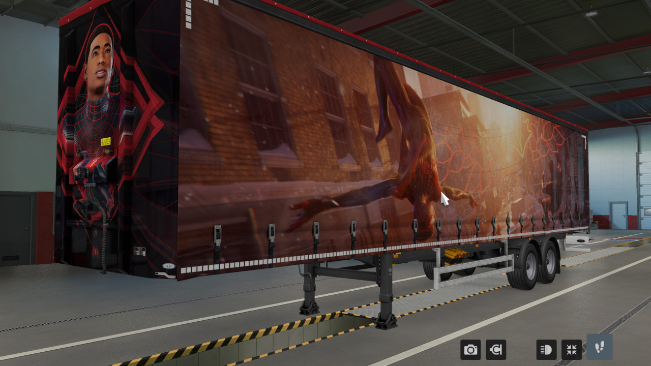 Spiderman Miles Morales Trailer SKin